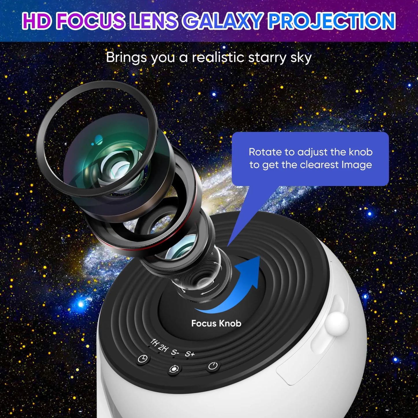 StarScape Galaxy Projector